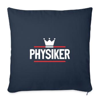 Physiker Beruf - Sofakissenbezug 45 x 45 cm - Navy - Vorne