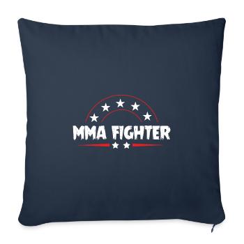 MMA Fighter Mixed Martial Arts - Sofakissenbezug 45 x 45 cm - Navy - Vorne