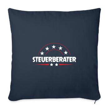 Steuerberater Beruf - Sofakissenbezug 45 x 45 cm - Navy - Vorne
