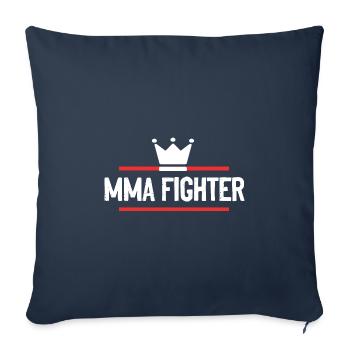 MMA Fighter Mixed Martial Arts - Sofakissenbezug 45 x 45 cm - Navy - Vorne