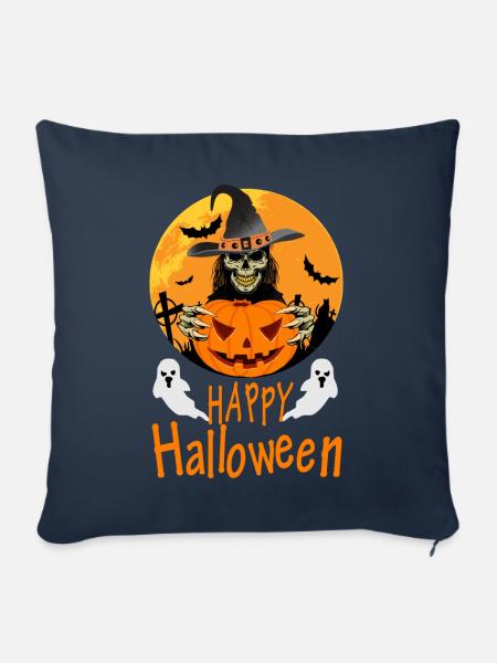 Frohes Halloween 2022 Halloween - Sofakissenbezug 45 x 45 cm - Navy