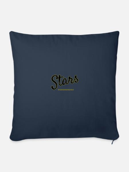 Sterne - Sofakissenbezug 45 x 45 cm - Navy