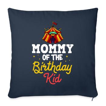 Circus Birthday Party Mama Theme Ringmaster - Sofa pillowcase 17,3'' x 17,3'' (45 x 45 cm) - navy - Front