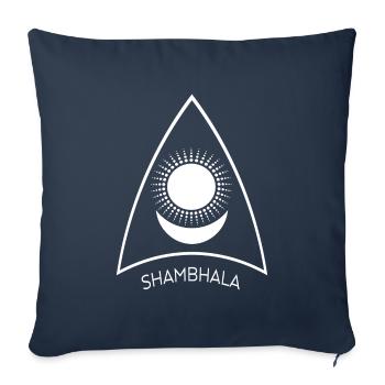 Shambhala Sun Moon Symbol 2 - Sofa pillowcase 17,3'' x 17,3'' (45 x 45 cm) - navy - Front