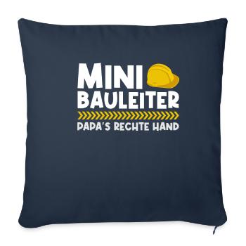 Bauleiter Bauherr Richtfest - Sofakissenbezug 45 x 45 cm - Navy - Vorne