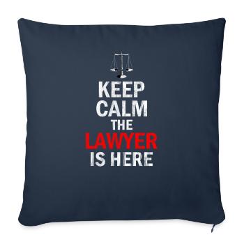 Law Law Law Paragraph - Sofa pillowcase 17,3'' x 17,3'' (45 x 45 cm) - navy - Front