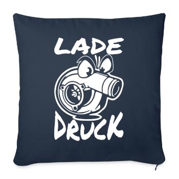 Lade Druck Turbo - Sofakissenbezug 45 x 45 cm - Navy - Vorne