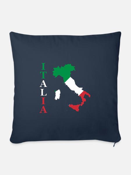 Italia - Sofakissenbezug 45 x 45 cm - Navy