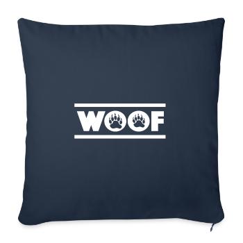 Woof Bear Pride Paw Paw Bear LGBT Gay - Sofa pillowcase 17,3'' x 17,3'' (45 x 45 cm) - navy - Front