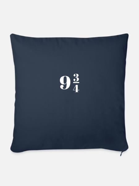 9 3/4 - Sofakissenbezug 45 x 45 cm - Navy