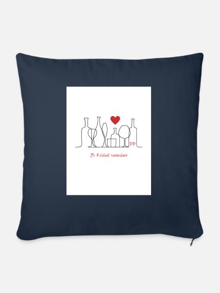 its 4 o clock somewhere - Sofakissenbezug 45 x 45 cm - Navy