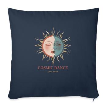 Cosmic Dance Spiritual Gift - Sofa pillowcase 17,3'' x 17,3'' (45 x 45 cm) - navy - Front