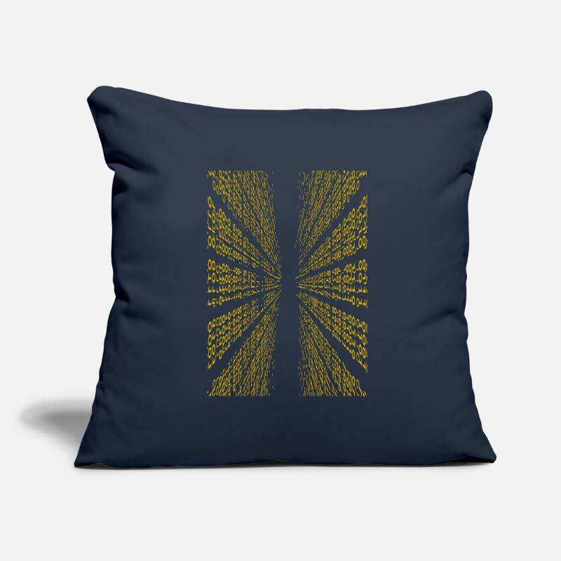 binary code Sofa pillowcase 17,3'' x 17,3'' (45 x 45 cm)