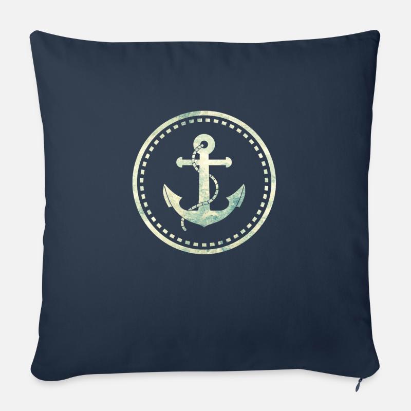 Anker - Sofakissenbezug 45 x 45 cm - Navy