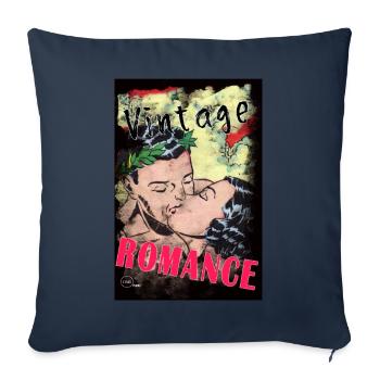 VINTAGE ROMANCE 3 B y Yume Origins - Sofa pillowcase 17,3'' x 17,3'' (45 x 45 cm) - navy - Front