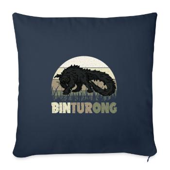 Binturong Asien Natur Borneo Biologie Natur - Sofakissenbezug 45 x 45 cm - Navy - Vorne