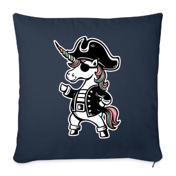Unicorn Unicorns Mythical Creatures Mystical - Sofa pillowcase 17,3'' x 17,3'' (45 x 45 cm) - navy - Front