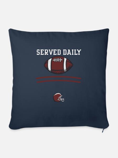 Served Daily - Football - Sofakissenbezug 45 x 45 cm - Navy