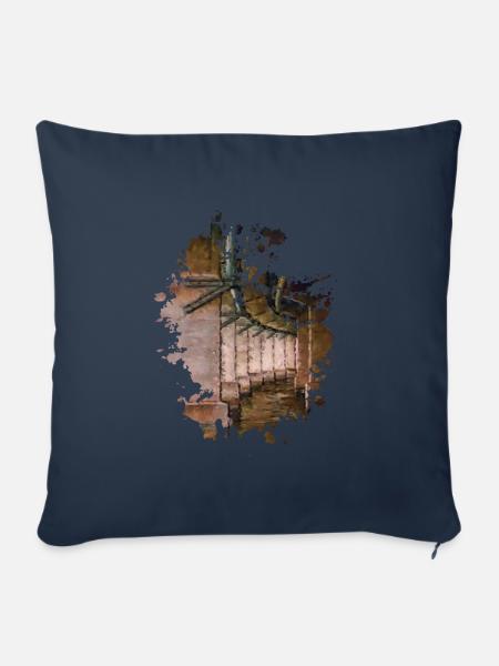 Underground - Sofakissenbezug 45 x 45 cm - Navy