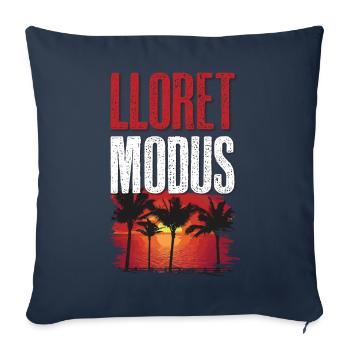 Lloret de Mar mode - Sofa pillowcase 17,3'' x 17,3'' (45 x 45 cm) - navy - Front