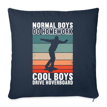 Hoverboard Skating - Sofakissenbezug 45 x 45 cm - Navy - Vorne
