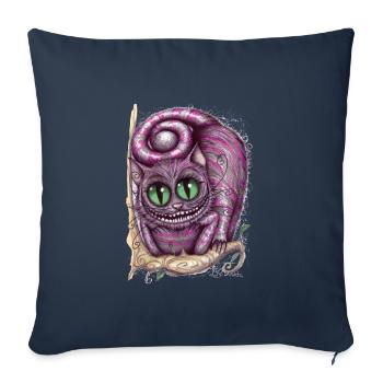 Sorcière Art 3 - Housse de coussin décorative 45 x 45 cm - bleu marine - Devant