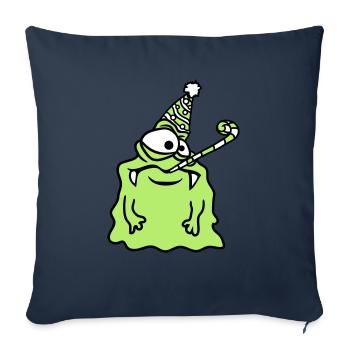 birthday alone lonely sad no presents - Sofa pillowcase 17,3'' x 17,3'' (45 x 45 cm) - navy - Front