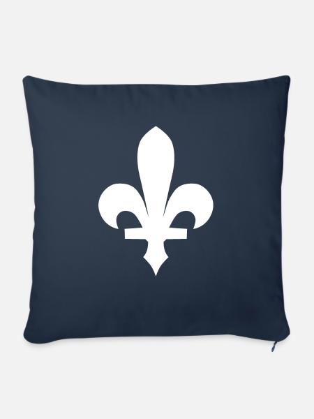 Bosna Ljiljan - Sofakissenbezug 45 x 45 cm - Navy