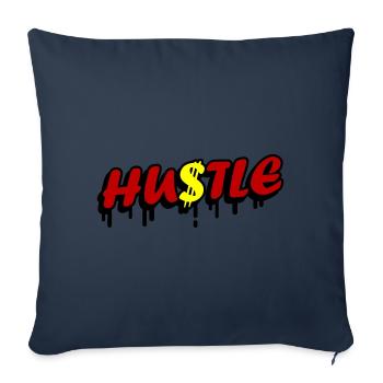 Hustle Quota - Sofa pillowcase 17,3'' x 17,3'' (45 x 45 cm) - navy - Front