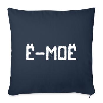 Incredible! Saying in Russian Russak Russia - Sofa pillowcase 17,3'' x 17,3'' (45 x 45 cm) - navy - Front