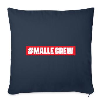 Malle Crew - Sofa pillowcase 17,3'' x 17,3'' (45 x 45 cm) - navy - Front