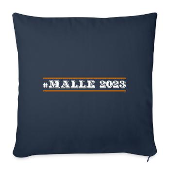 Malle 2023 - Sofa pillowcase 17,3'' x 17,3'' (45 x 45 cm) - navy - Front