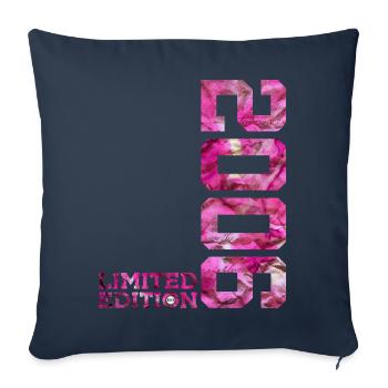 ÉDITION LIMITÉE 2006 PINK 20E ANNIVERSAIRE - Housse de coussin décorative 45 x 45 cm - bleu marine - Devant