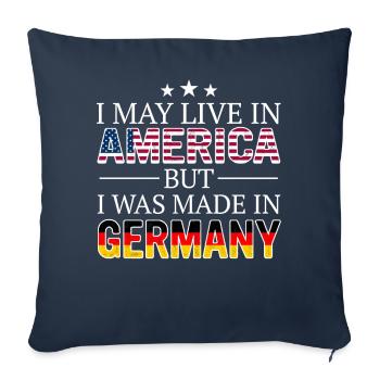 Germany German Flag Nation Country - Sofa pillowcase 17,3'' x 17,3'' (45 x 45 cm) - navy - Front