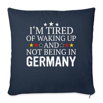 Germany German Flag Nation Country - Sofa pillowcase 17,3'' x 17,3'' (45 x 45 cm) - navy - Front