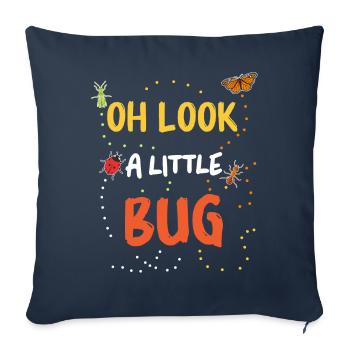 Insect Entomologist Biology - Sofa pillowcase 17,3'' x 17,3'' (45 x 45 cm) - navy - Front