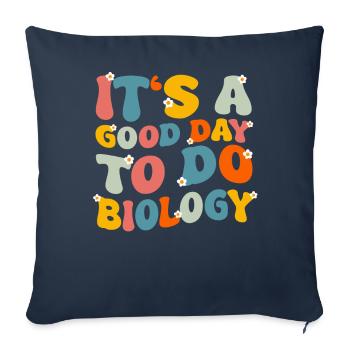 Enseignant Professeur d’école Enseignant Enseignant - Housse de coussin décorative 45 x 45 cm - bleu marine - Devant