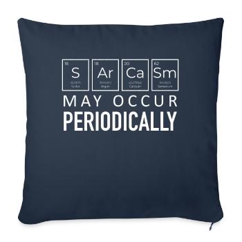 Funny, sarcasm, sarcastic humor, irony - Sofa pillowcase 17,3'' x 17,3'' (45 x 45 cm) - navy - Front