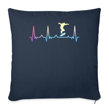 Skateboarding Skater Skateboard Skateboarder - Sofa pillowcase 17,3'' x 17,3'' (45 x 45 cm) - navy - Front
