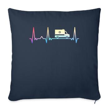 Paramedic Paramedic - Sofa pillowcase 17,3'' x 17,3'' (45 x 45 cm) - navy - Front