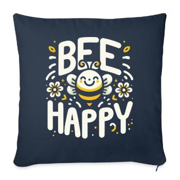 honey bee, beekeeper, bee, bee - Sofa pillowcase 17,3'' x 17,3'' (45 x 45 cm) - navy - Front