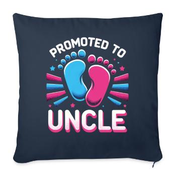 Uncle Fmilie Great-Uncle Uncle's - Sofa pillowcase 17,3'' x 17,3'' (45 x 45 cm) - navy - Front