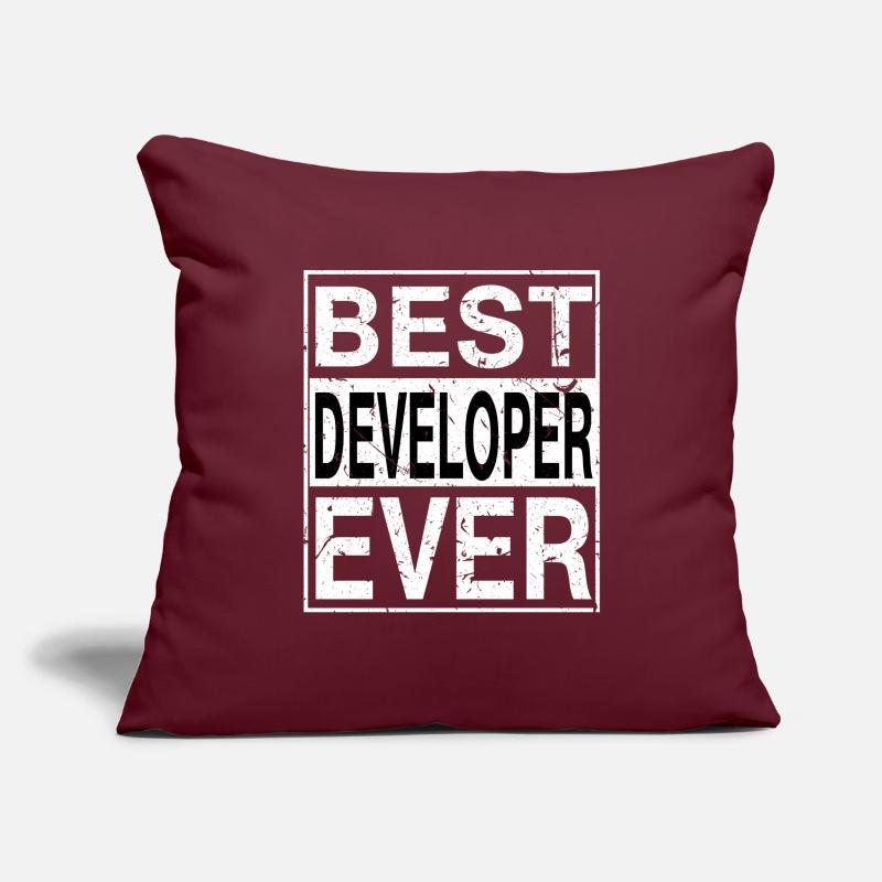 Best Developer Ever Developer Gift Sofa pillowcase 17,3'' x 17,3'' (45 x 45 cm)
