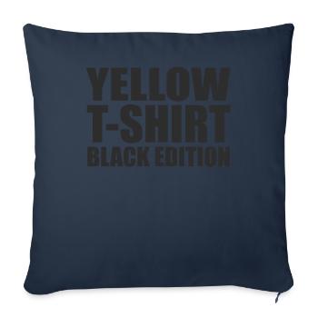 Funny, sarcasm, sarcastic humor, irony - Sofa pillowcase 17,3'' x 17,3'' (45 x 45 cm) - navy - Front