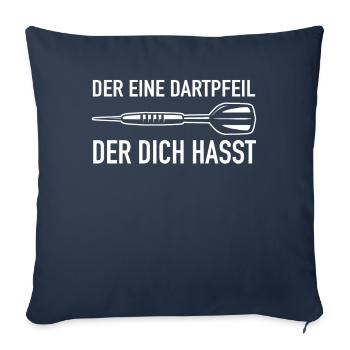 Darts Darts Darts Players Darts - Sofa pillowcase 17,3'' x 17,3'' (45 x 45 cm) - navy - Front