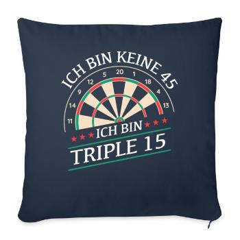Birthday Gift 45 Years Birthday Child - Sofa pillowcase 17,3'' x 17,3'' (45 x 45 cm) - navy - Front