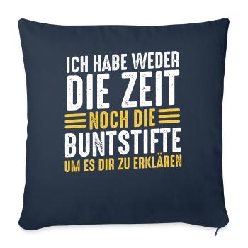 Grappig Grappig Grappig Zeggen Grappige Kleding - Sierkussenhoes, 45 x 45 cm - navy - Voor