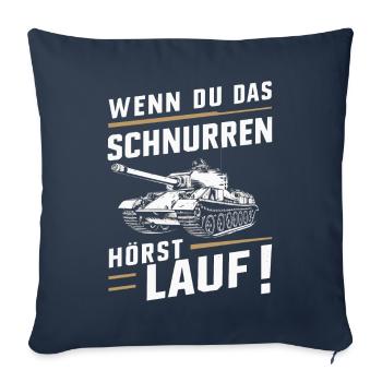 Tanks Main Battle Tanks Tank Tanks Tank Drivers - Sofa pillowcase 17,3'' x 17,3'' (45 x 45 cm) - navy - Front