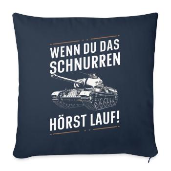 Tanks Main Battle Tanks Tank Tanks Tank Drivers - Sofa pillowcase 17,3'' x 17,3'' (45 x 45 cm) - navy - Front