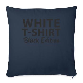 Funny, sarcasm, sarcastic humor, irony - Sofa pillowcase 17,3'' x 17,3'' (45 x 45 cm) - navy - Front